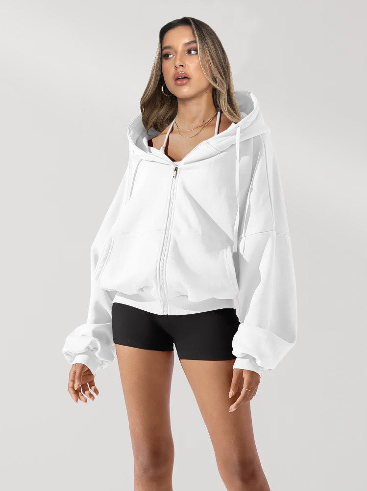 Women's Casual Solid Color Sports Jacket
