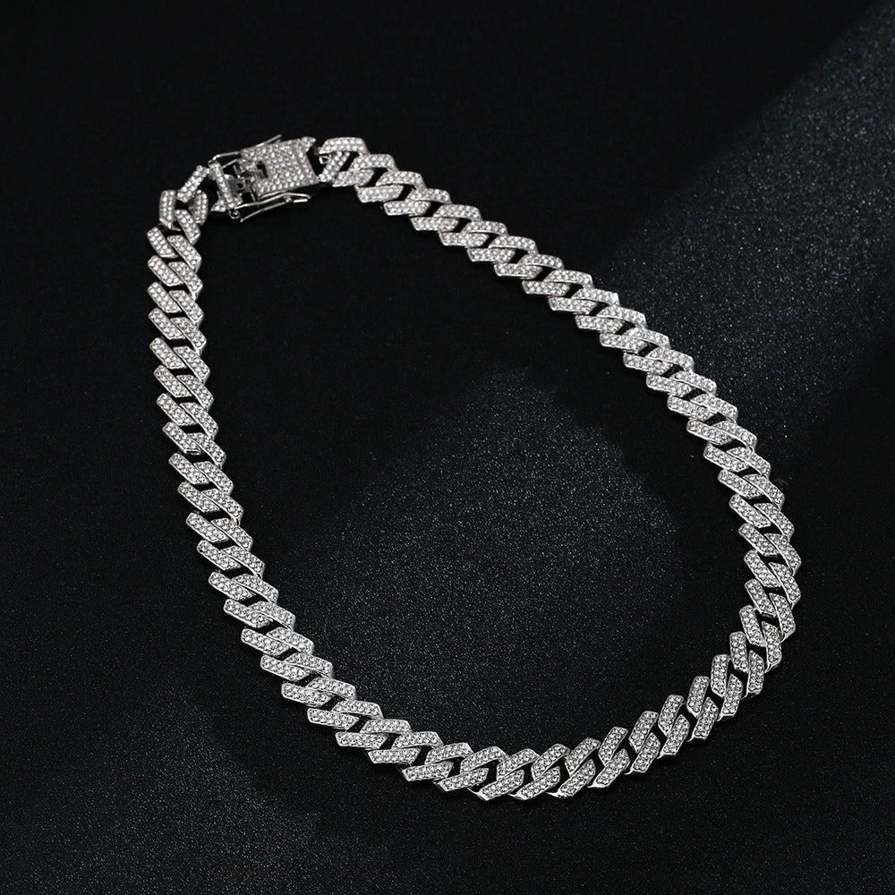 Full Diamond Inlaid Necklace