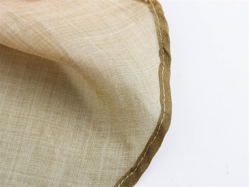 Fashion Casual Cotton And Linen Tie-dye Hanging Collar Dress