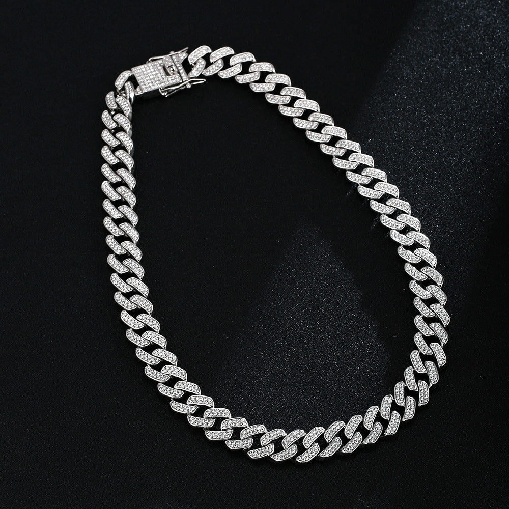 Full Diamond Inlaid Necklace