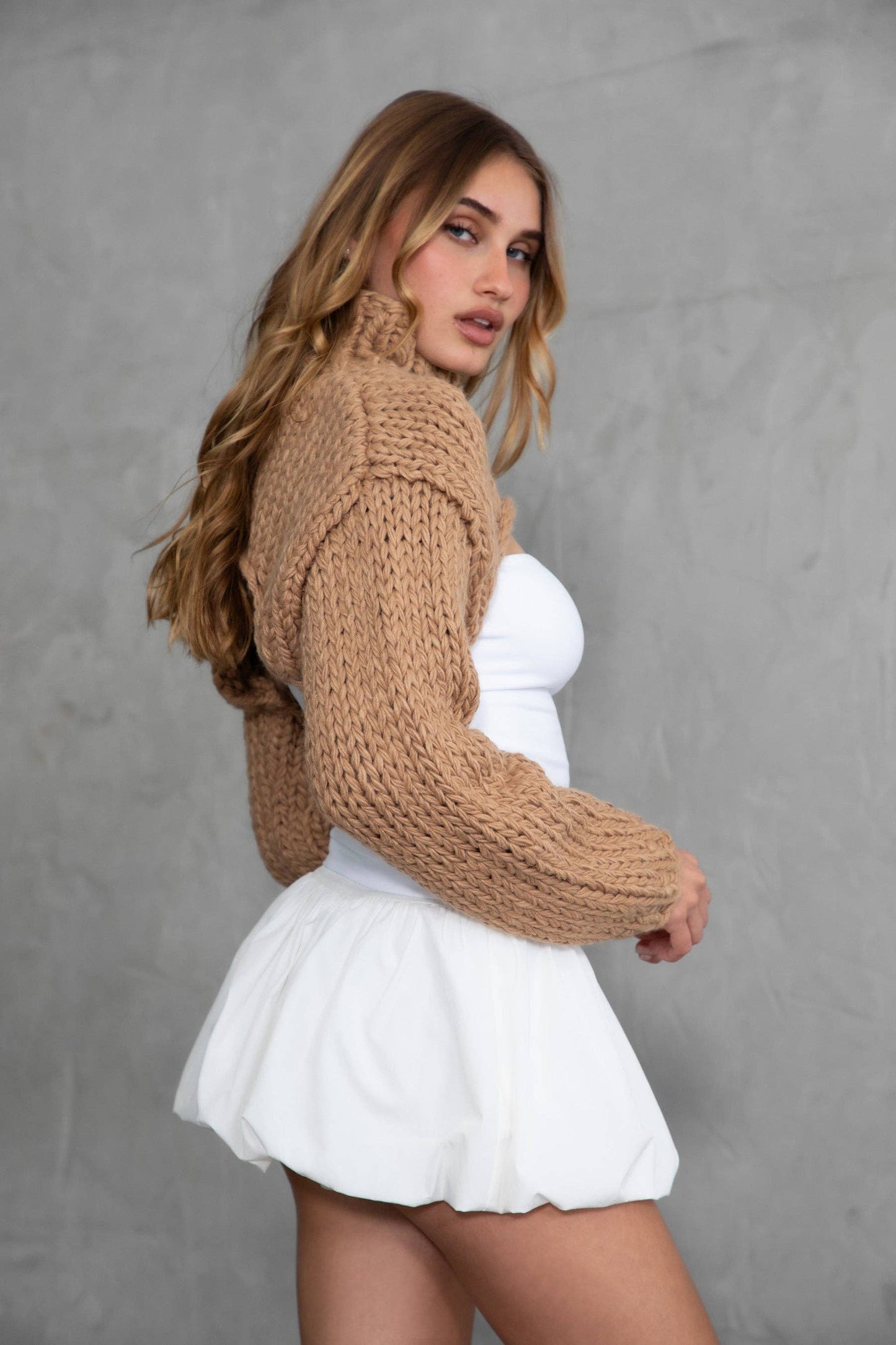 Heavy Gauge Sweater Knit Shrug