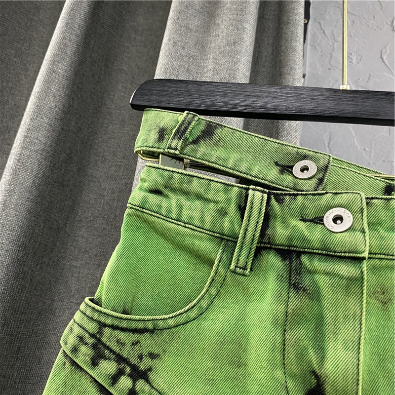 Women's Personalized Double Waist Design Pants