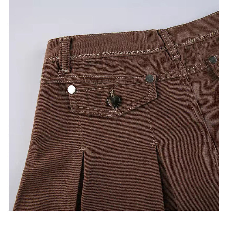 Retro Style Hot Girl Culottes