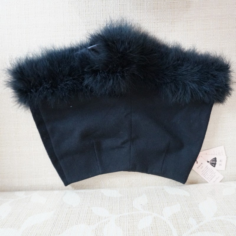 Turkey Fluffy Shorts High Waist Pants