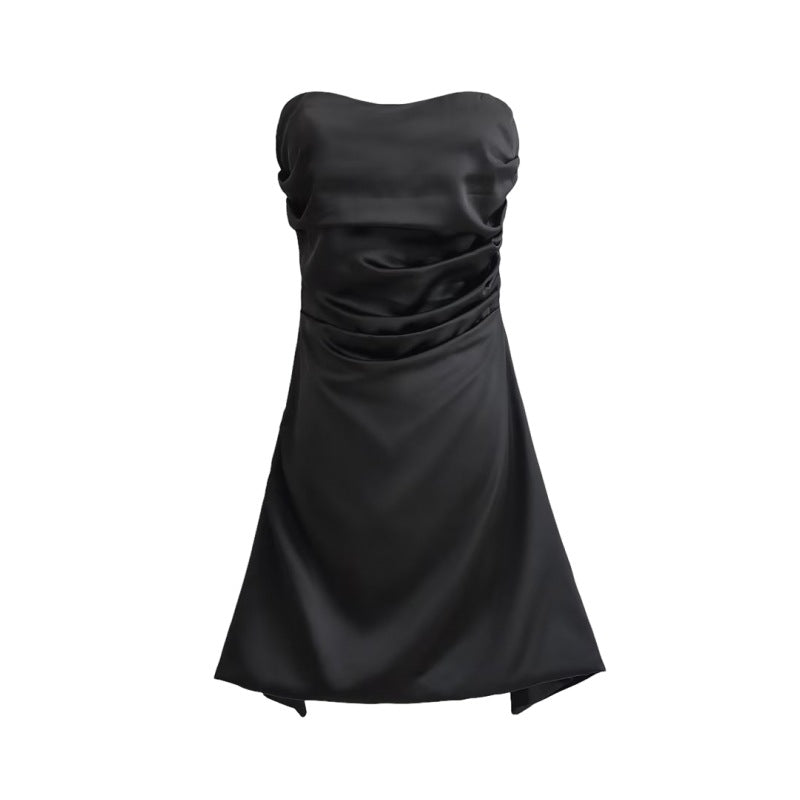 Strapless Slim Fit Irregular Dress