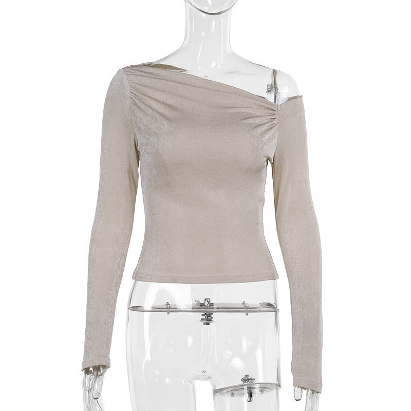 Autumn Women's Off-shoulder Long-sleeved Top