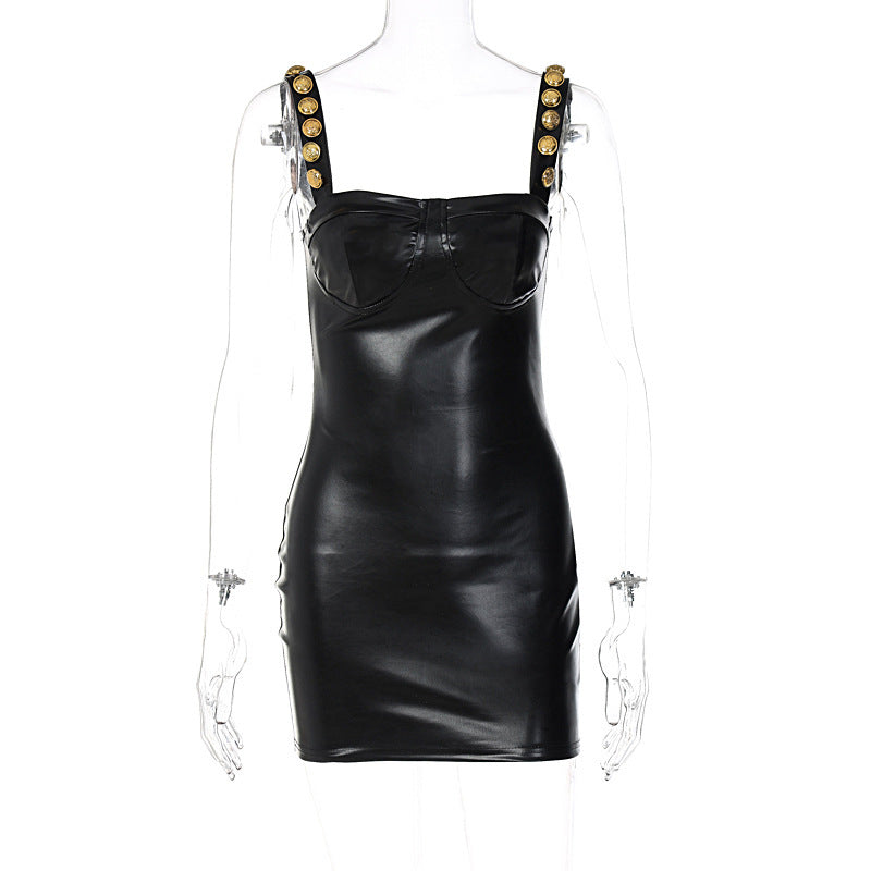 Off-neck Sexy Sling Tube Top Package Hip Dress