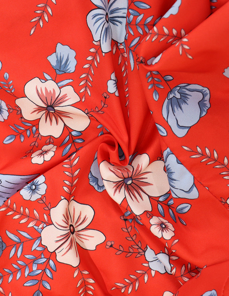 Women's Mid-length Printed Dress