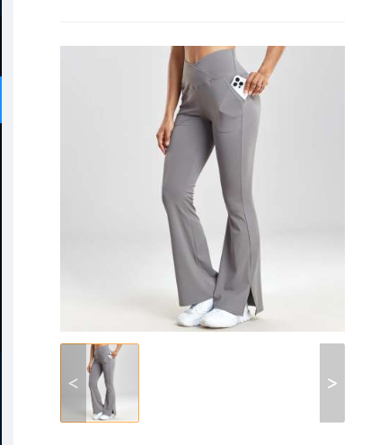 Workout Exercise Pants Akimbo Pants Split Flared Pants