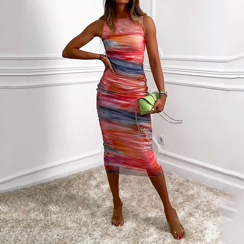 Ladies Long Dress Summer Fashion
