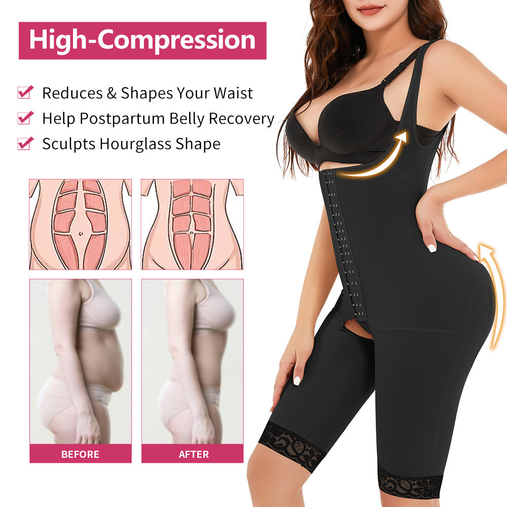 Women's Breasted Open Crotch One-piece Corset