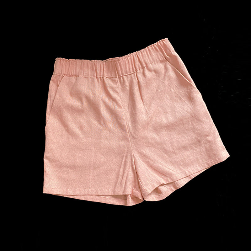 New Linen-cotton Wide Leg Pants