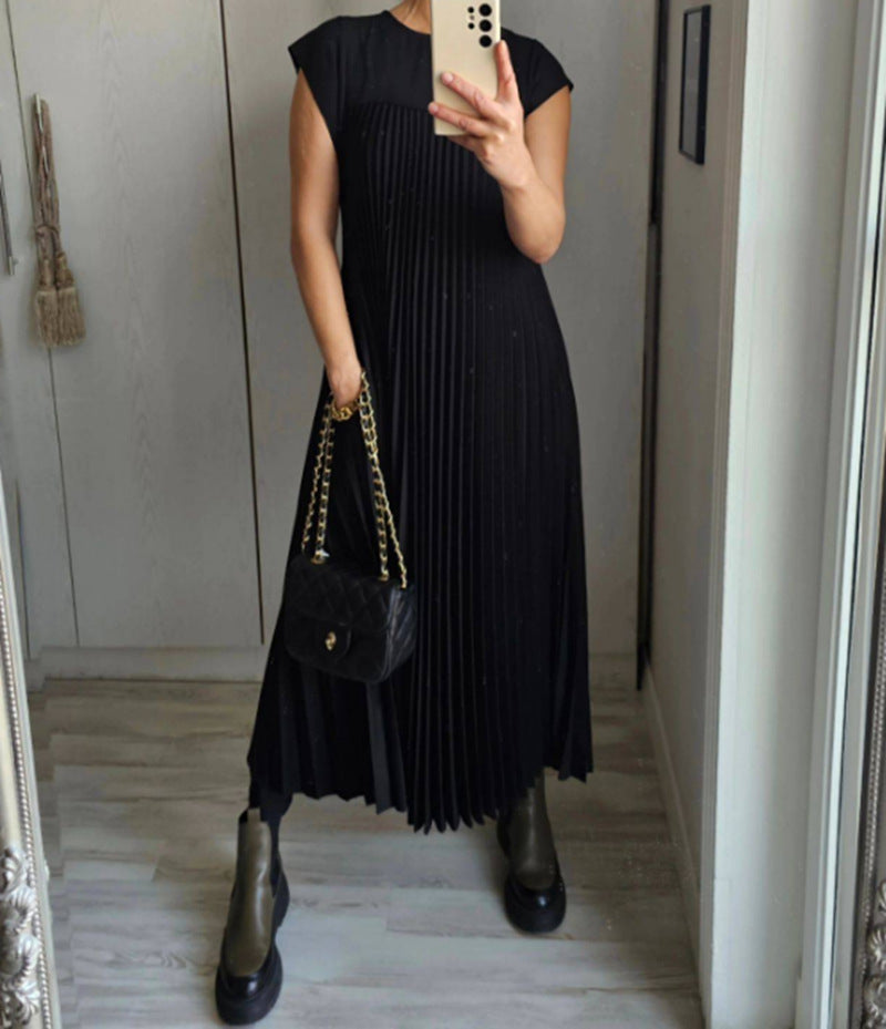 Women's Fashion Loose Solid Color Dress