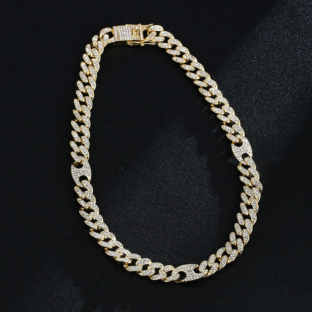 Full Diamond Inlaid Necklace