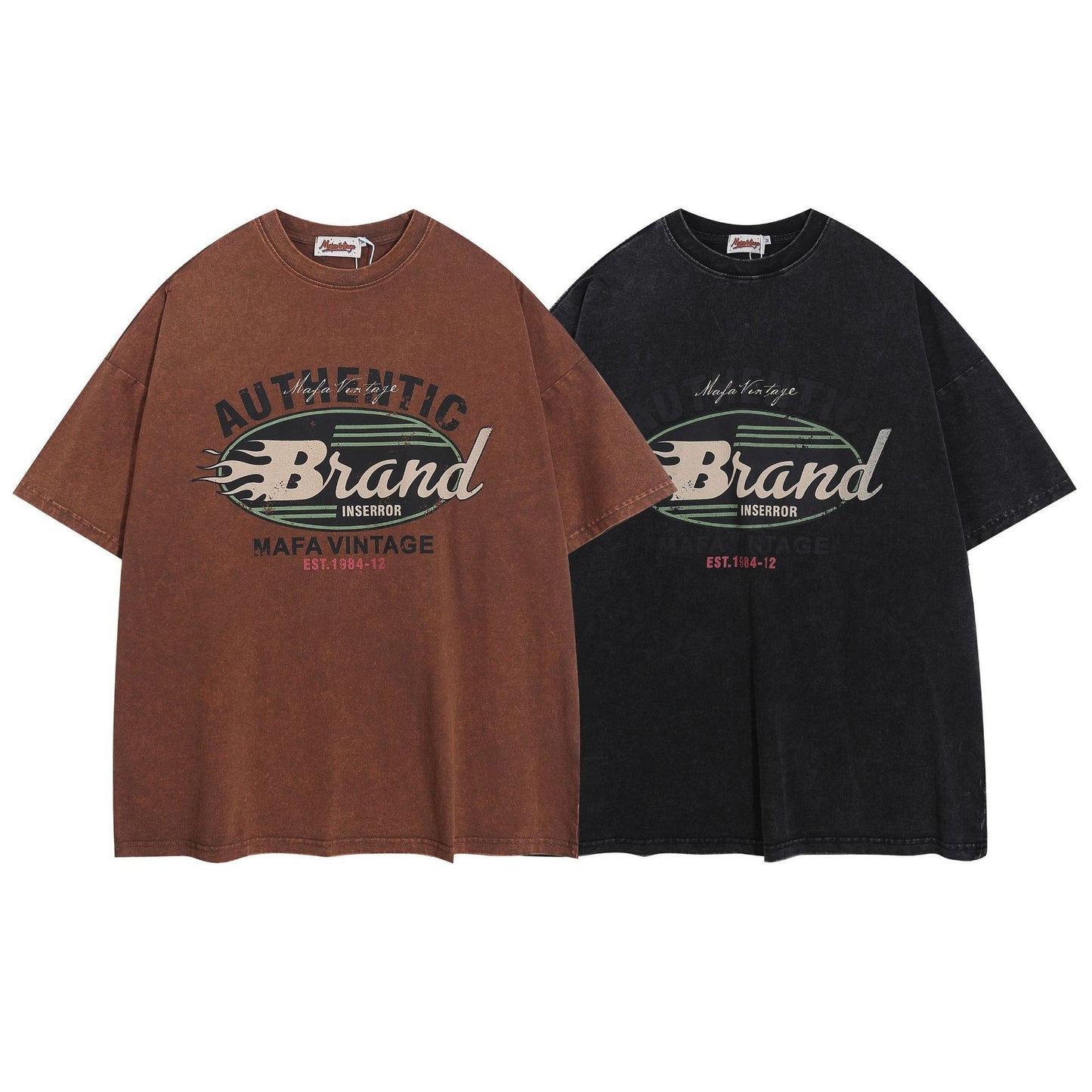Original Retro Washed Distressed Short Sleeve