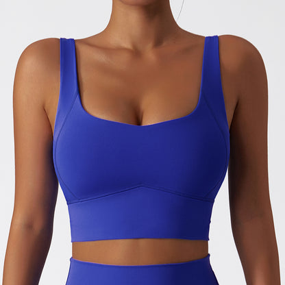 Running Sports Quick-drying Nude Feel Yoga Push Up Bras Shockproof Fitness Vest