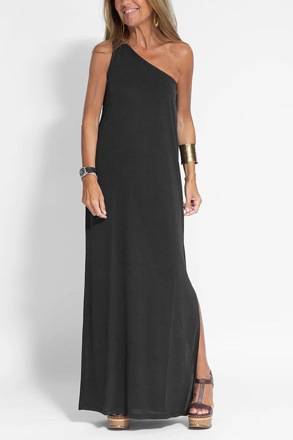 Solid Color Fashion Vest Dress Women