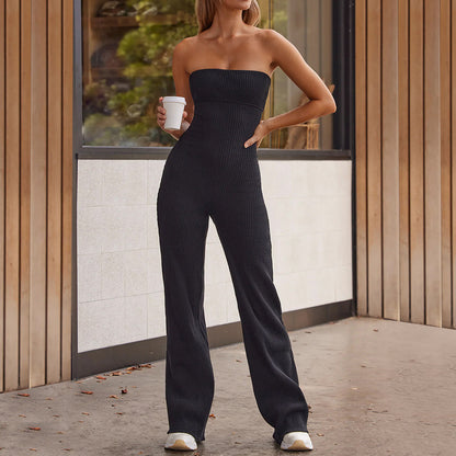 Shoulder-less One-piece