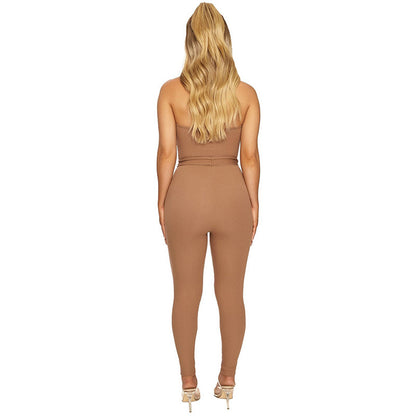 Pit strip jumpsuit
