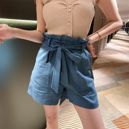wooden ear A word shorts have a belt