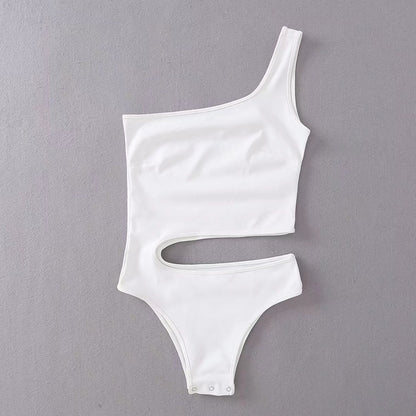 Sexy Navel Irregular Camisole