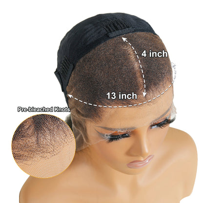 Jet Black #1 Straight Lace Front Wig 13x4/13x6 HD with Baby Hair Pre-plucked Hairline