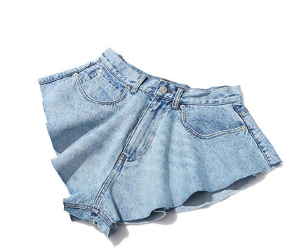 High Waist Loose Slim Denim Hot Pants Ins Sexy Shorts