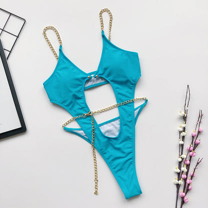 Bikini Sexy Backless One-piece Swimsuit