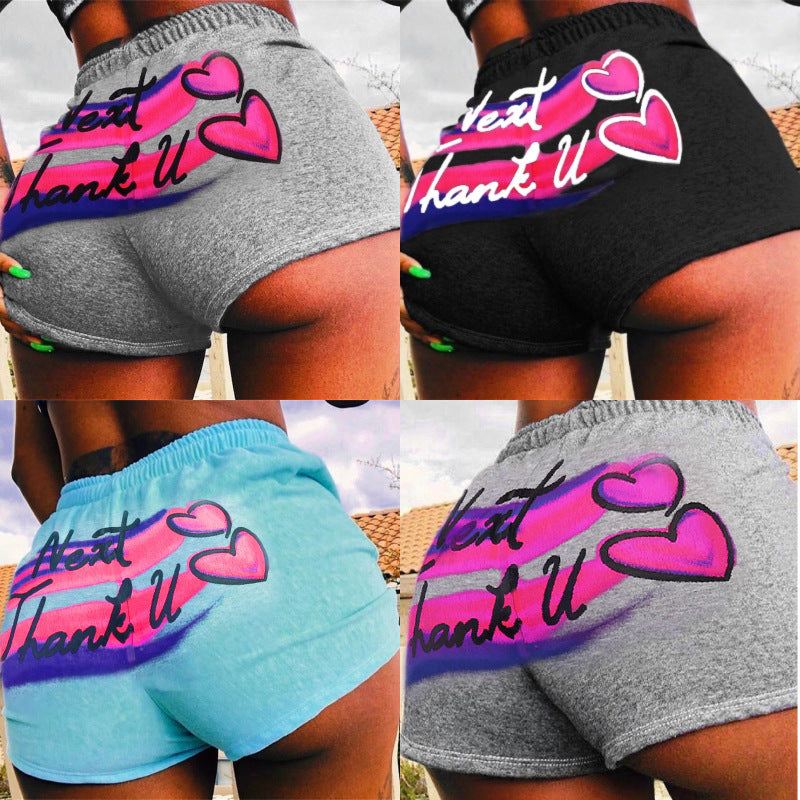 Original Scheming Design Sense Printed Slim Casual Pants Women's