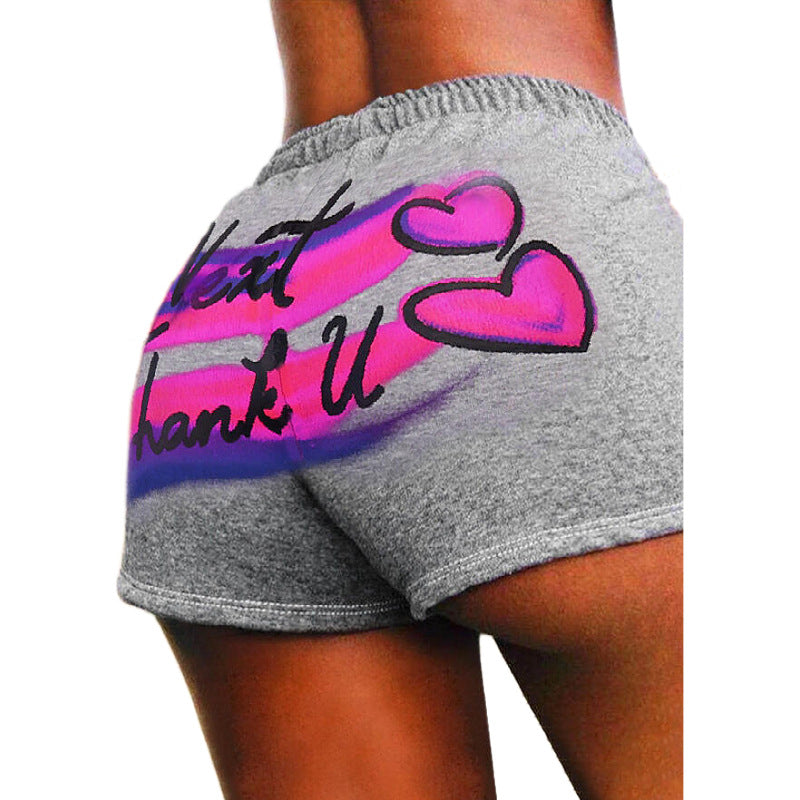 Original Scheming Design Sense Printed Slim Casual Pants Women's