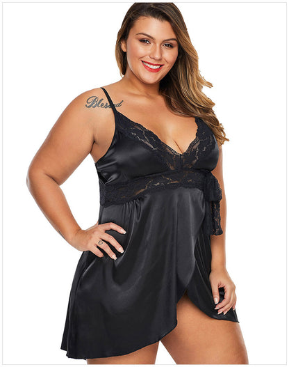 Sexy Homewear Women's Sexy Sling Stretch Satin
