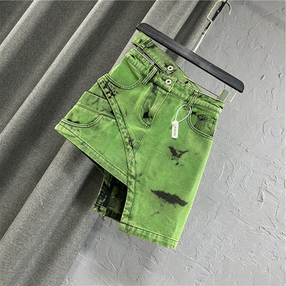 Women's Personalized Double Waist Design Pants