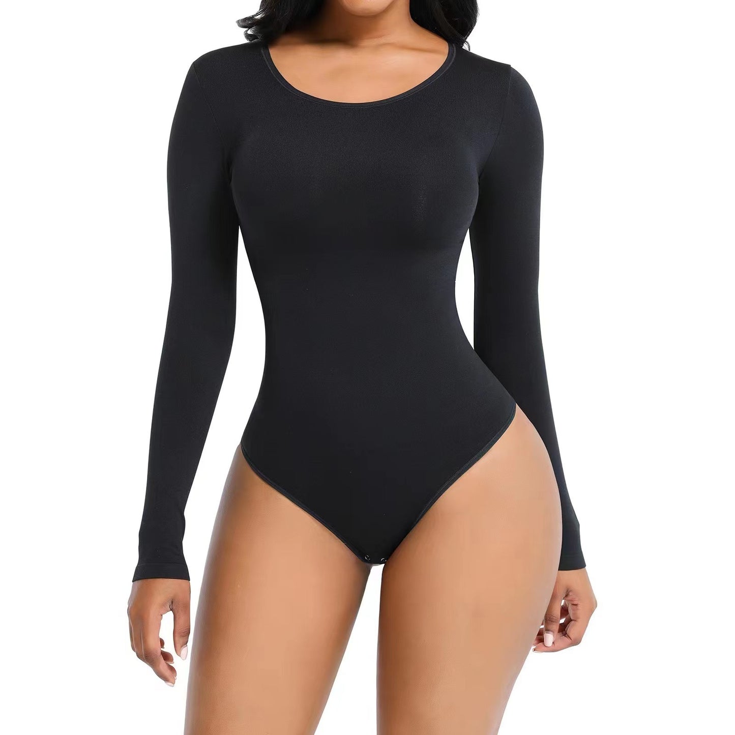 Hip Lifting Long-sleeved Seamless Bodysuit Jumpsuit
