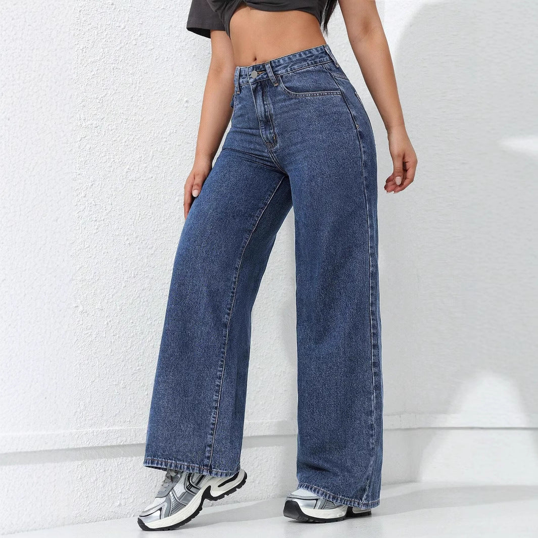 Loose Straight Wide Leg Jeans