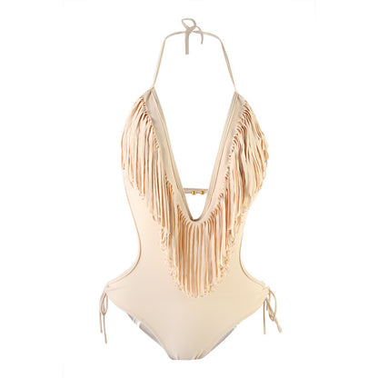 Tassel Back Triangle Conjoined INS Hot Spring