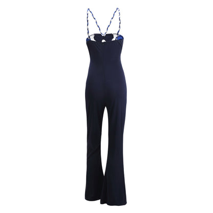 Fashion women's sling tube top jumpsuit