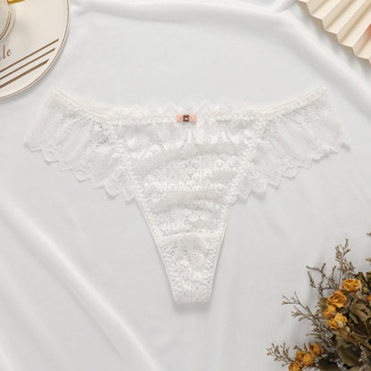 Women's Fashionable Lace Thong Breathable Cross
