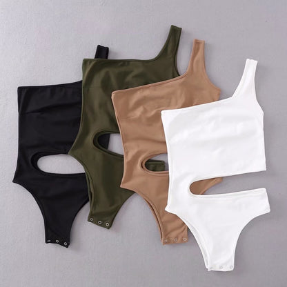 Sexy Navel Irregular Camisole