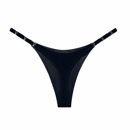 Sexy Ice Silk T Hip Lift Low Waist