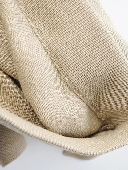 Short Skirt Fashion Side Slit Slim Knit