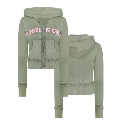 New Letter Patch Casual Trousers Suit