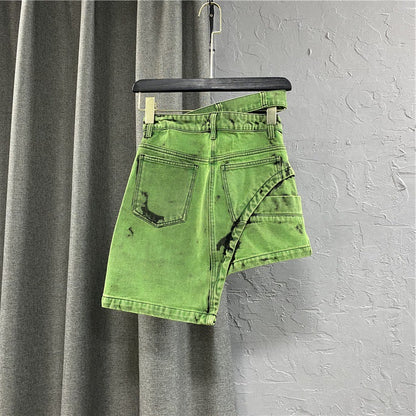 Women's Personalized Double Waist Design Pants