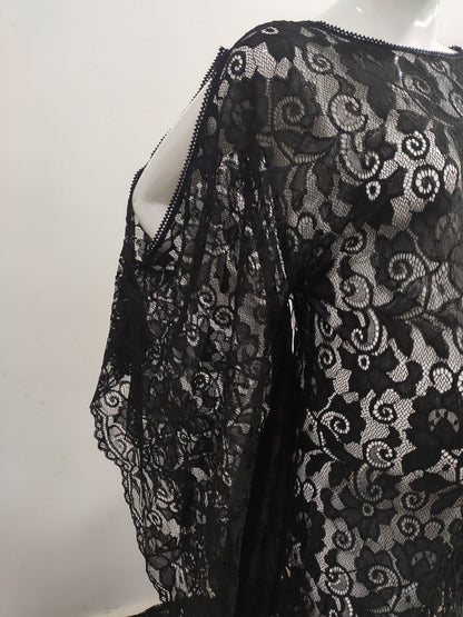 Ladies Lace Maternity Drawstring Mopping Dress