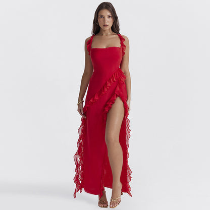 Women's Fashion Sexy Suspender Dress