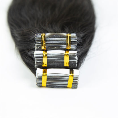 100% Indian Virgin Straight Human Hair Tape Ins