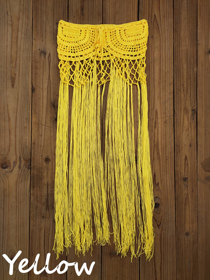 Hand Crocheted Beach Dress Bikini Cover Skirt