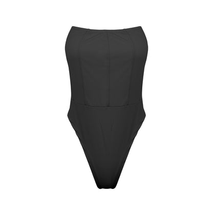 Basic Strapless Tube Top Jumpsuit Women