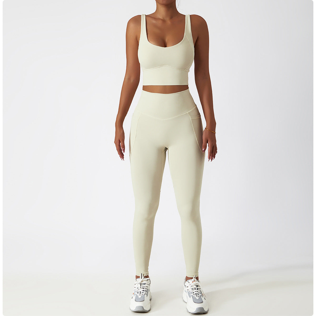 Running Sports Quick-drying Nude Feel Yoga Push Up Bras Shockproof Fitness Vest