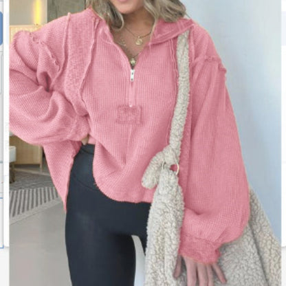 Short Frayed Hem Sweater