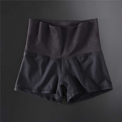 Peach Sexy High-waisted Abdominal Sports Shorts Women's Stretch Tight-fitting Hips Quick-drying Running Yoga Hot Pants Fitness Pants